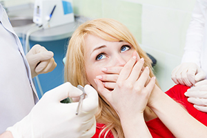 Woman With Dental Phobia