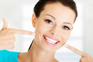 Woman Showing Her Healthy Smile